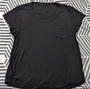 Kindred Bravely Everyday Maternity and Nursing T-Shirt, Black, Large
